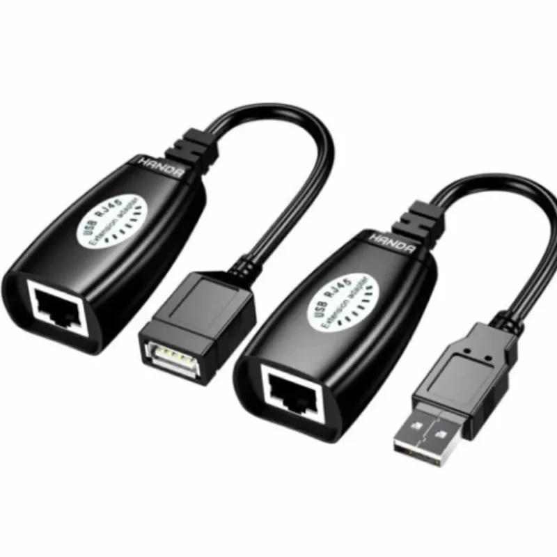 Extensor Usb Activo Alargue 50m Utp Rj45 Negro