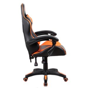 SILLA GAMER LETOS NEGRO-NARANJA