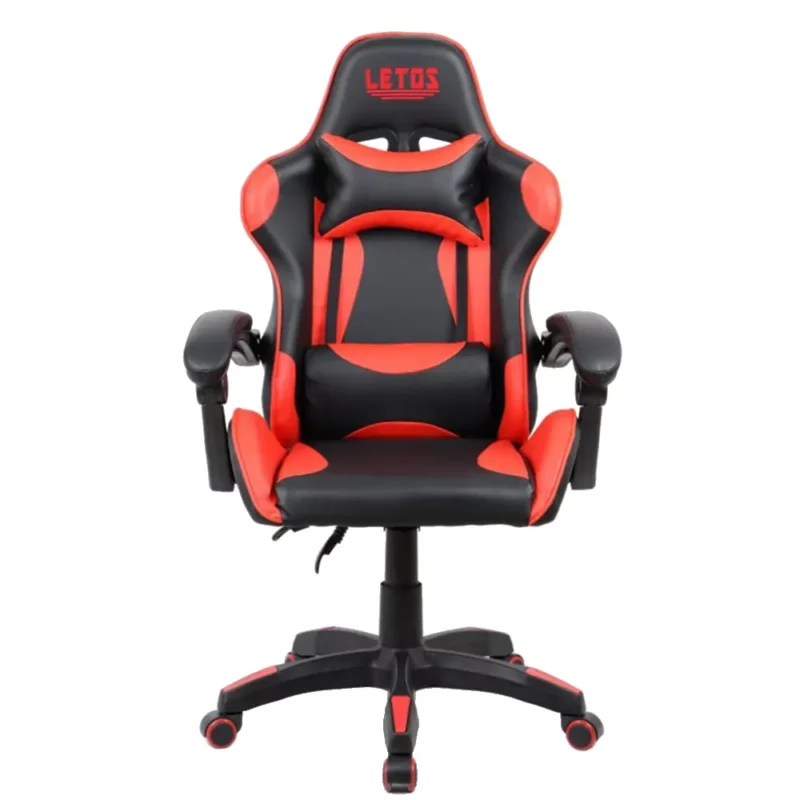 SILLA GAMER LETOS NEGRO-ROJO