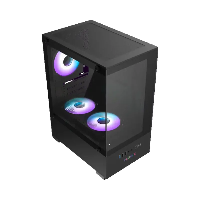 Gabinete Mlogix View Max 180 Mini S/FTE RGB FAN
