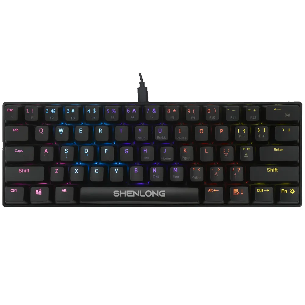 Teclado Mecanico 60% Shenlong UMK6100SB RGB