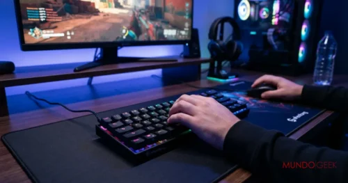 Teclado Mecanico 60% Shenlong UMK6100SB RGB — redes sociales