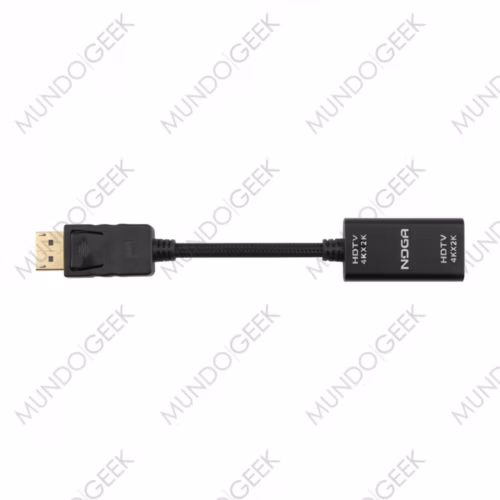 Cable Noga Adaptador Displayport A HDMI 4k — Secundaria (cenital/contexto)