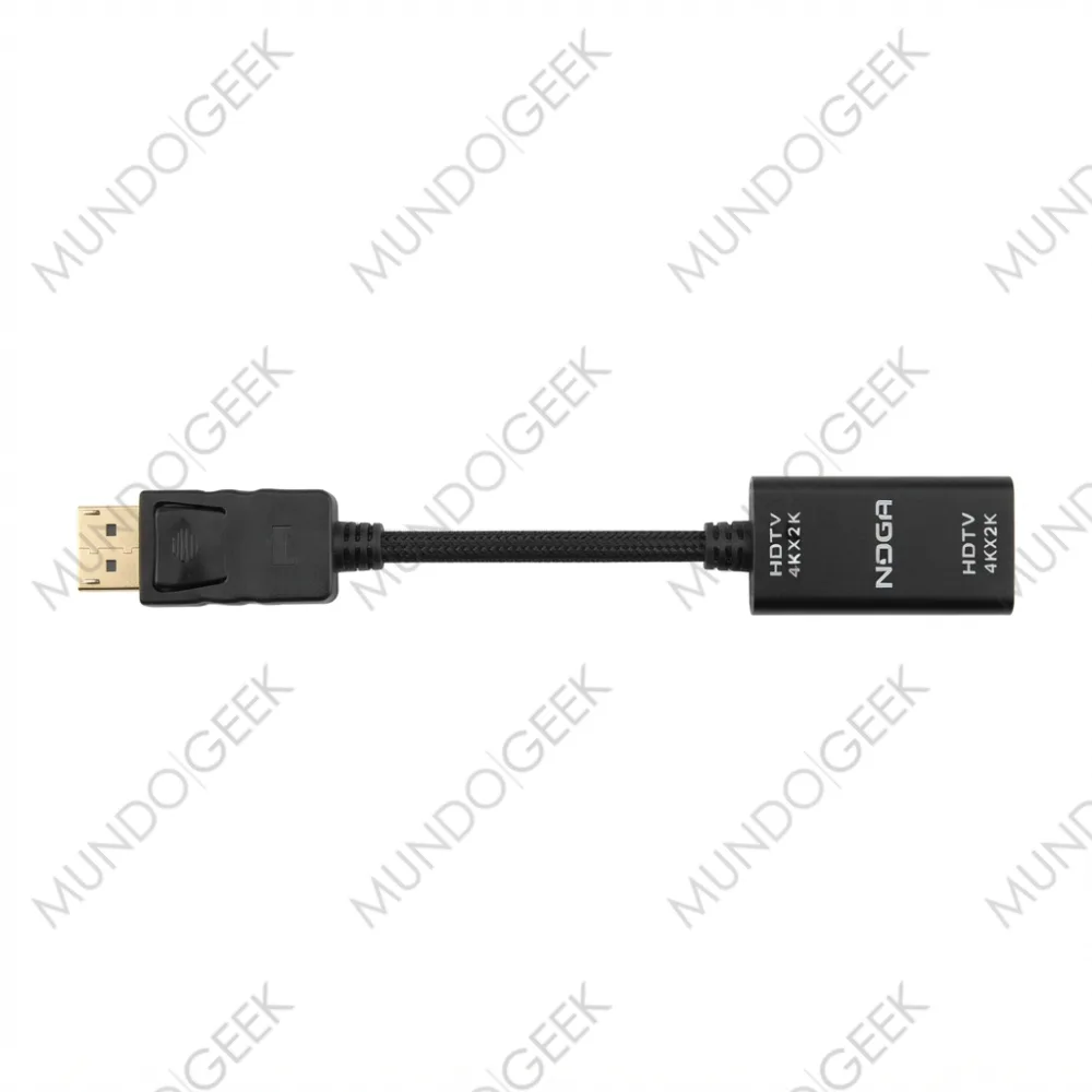 Cable Noga Adaptador Displayport A HDMI 4k — Secundaria (cenital/contexto)