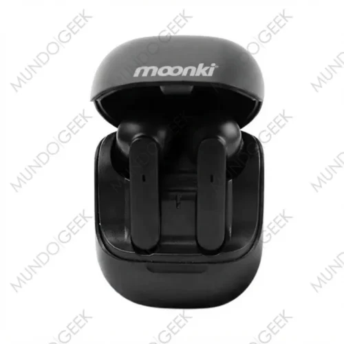 Auriculares Inalámbricos In Ear Moonki Mh-tws33 Color Negro — Secundaria (cenital/contexto)