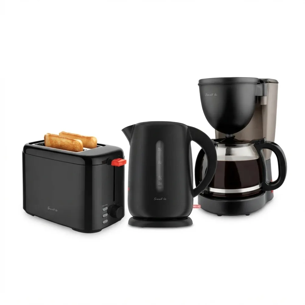 Combo Desayuno (Pava KT700 - Tostadora T700 - Cafetera CM700) — Mundo Geek