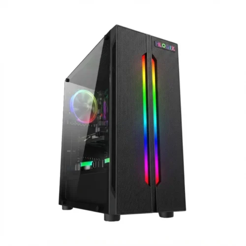 Gabinete Mlogix Sword S/FTE RGB FAN — Mundo Geek