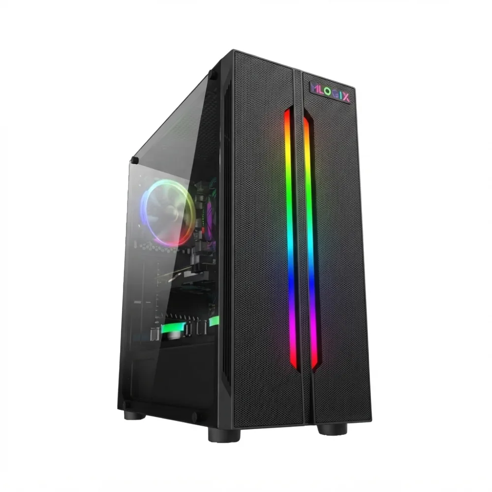 Gabinete Mlogix Sword S/FTE RGB FAN — Mundo Geek